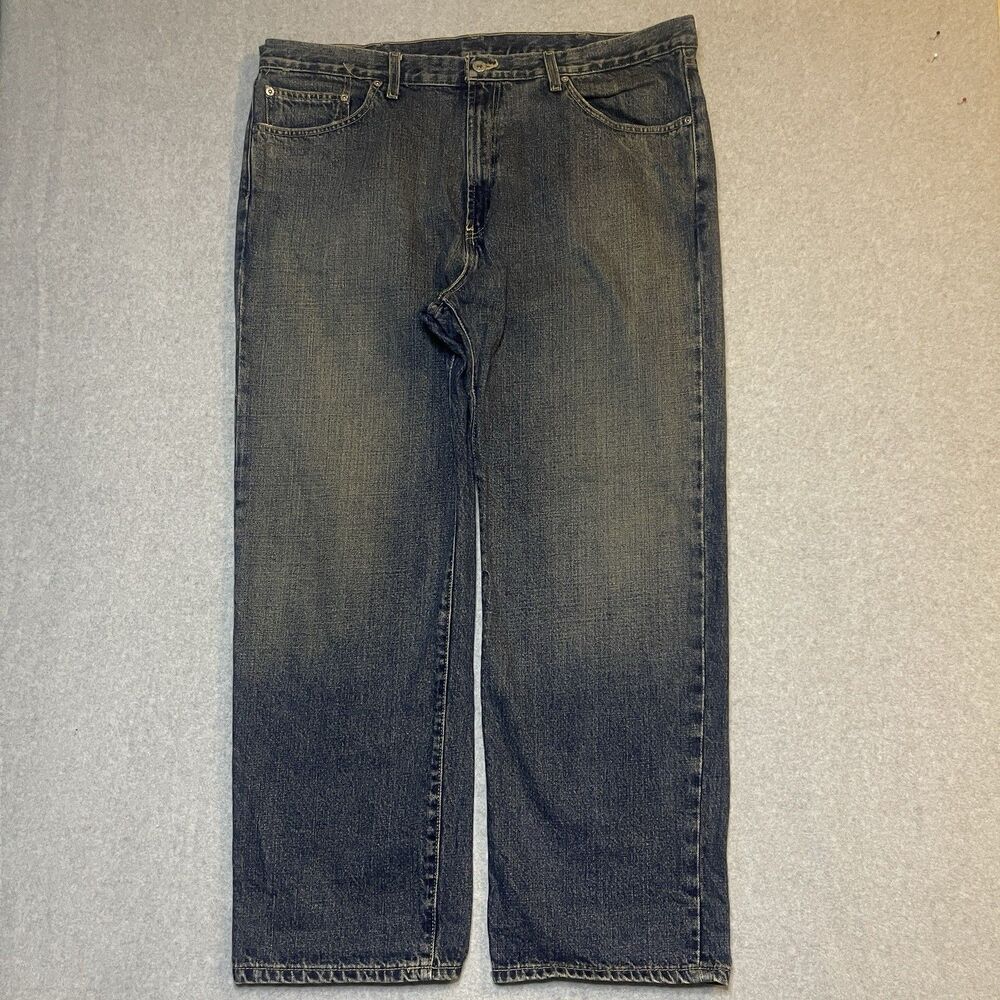 Vintage Polo Jeans Co. Denim RL WOLCOTT  Dark Blue Baggy Fit Skater Grunge Y2K